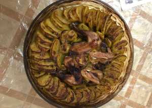 صينية بطاطا مع الدجاج