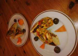 سندويش الدجاج بالذرة