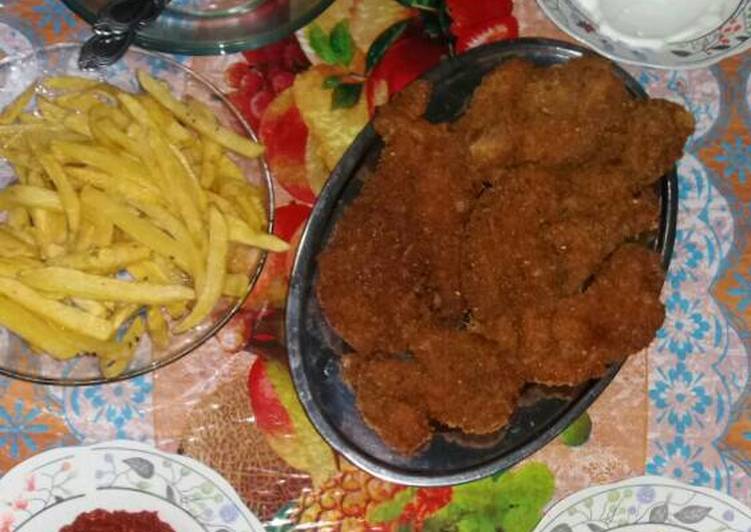 اسكالوب دجاج