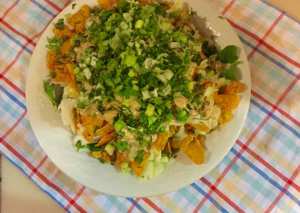 سلطة الناتشوز بالدجاج