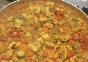 دجاج فيليه مع الخضار☺️