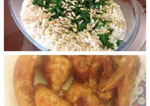 فتة دجاج مع اللبن روووعه