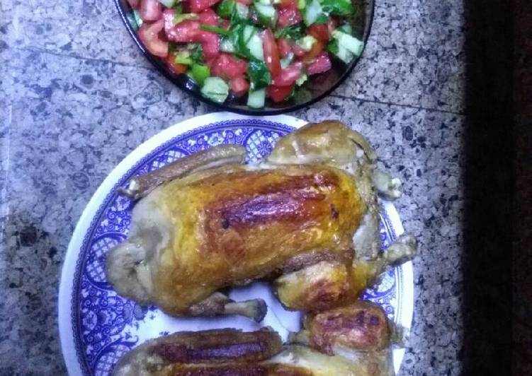 فراخ محشيه محمرة