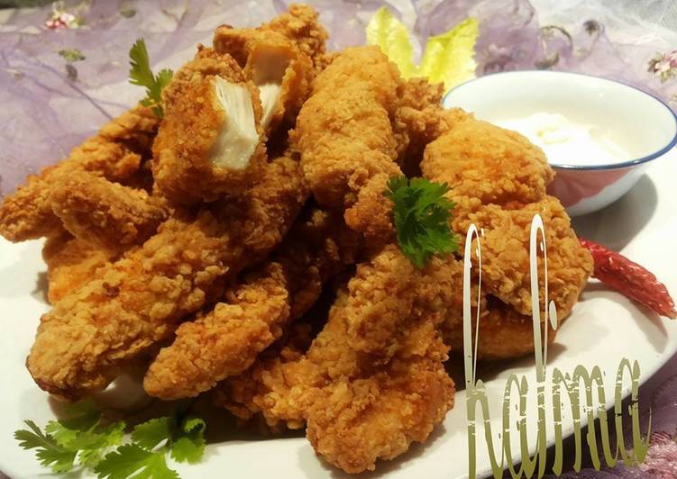 كرسبي الدجاج الحارة