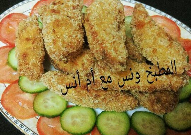 تشيكن ستربس ببواقي الفراخ