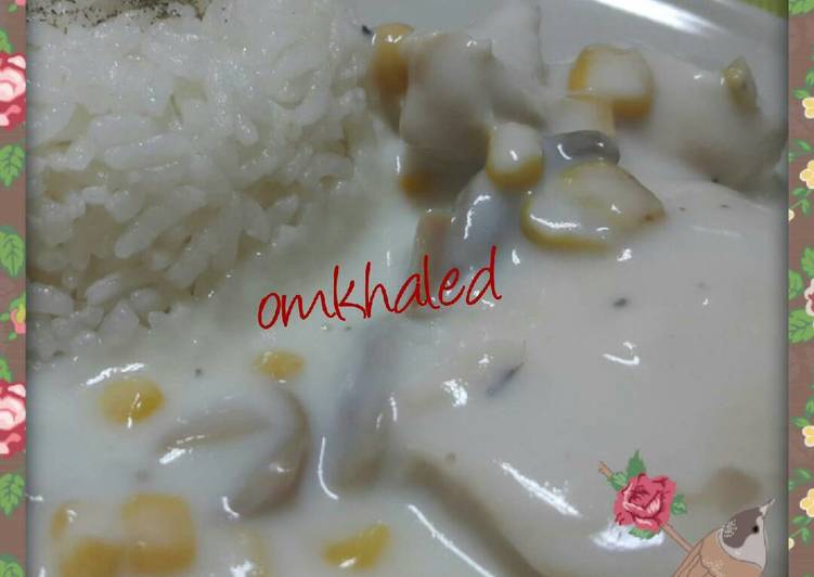 صدور الدجاج مع البشاميل