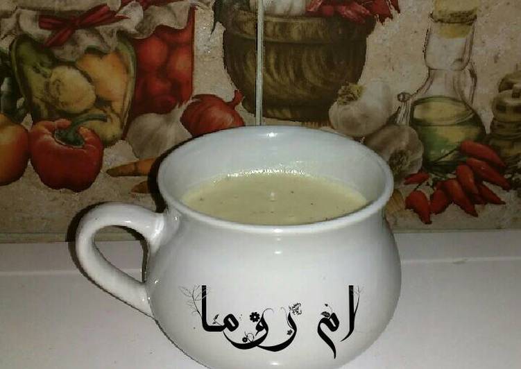 شوربة كريمة الدجاج🐔