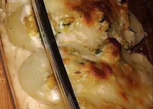 بطاطس بالدجاج