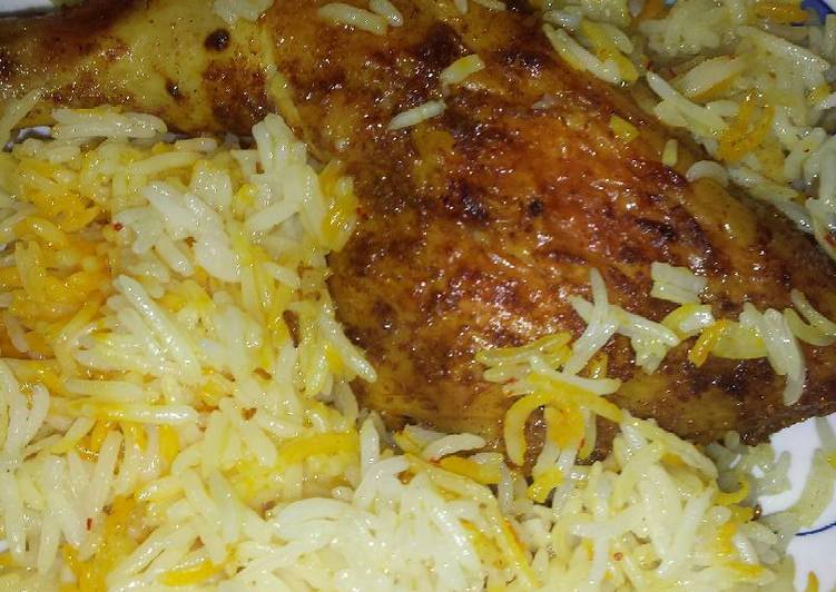 مندي بالدجاج طعم روووعة خياااال ☺☺😋😋😋😋