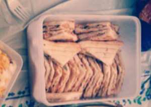 شاورما التوست بالدجاج