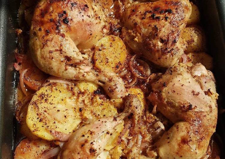 دجاج بالفرن