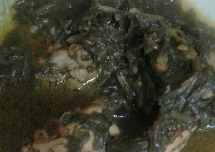 سبانخ ب دجاج😋😍