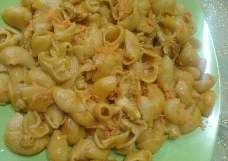 معكرونه ب دجاج🐔 😋