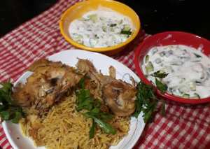 برياني الدجاج الهندى