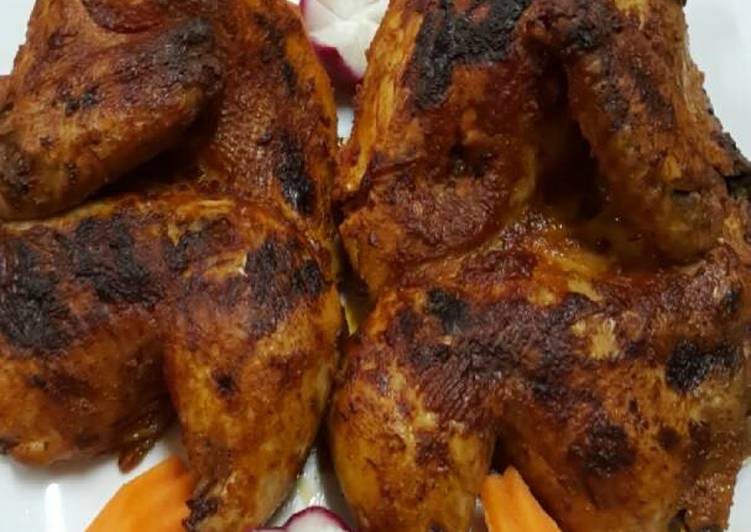 دجاج تكا الهندي مشوي بالفرن