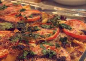 بطاطس بالدجاج