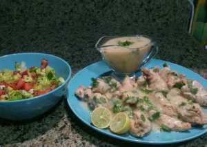 صدور الفراخ بصوص الليمون