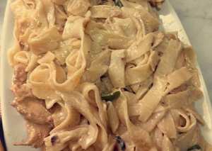 فوتشيني الدجاج والفطر