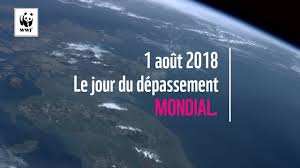 1ER AOÛT 2018: JOUR DU DÉPASSEMENT MONDIAL -  Ensemble, agissons pour l'humanité et pour la planète!