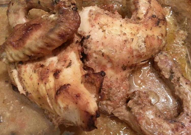 دجاج مشوي في الفرن