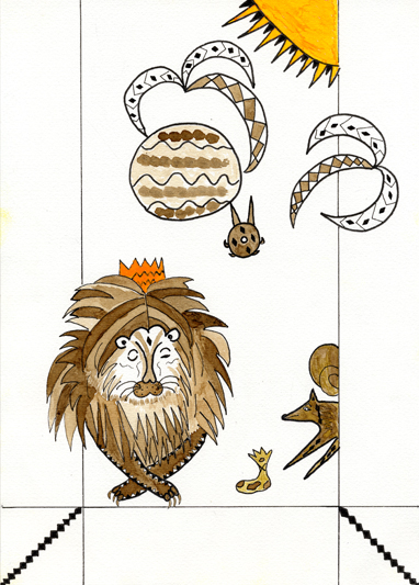 Le lion et le renard cordonnier