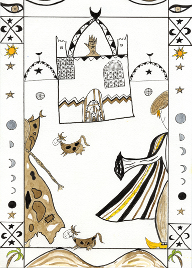 Conte d'Algérie : Peau de vachette