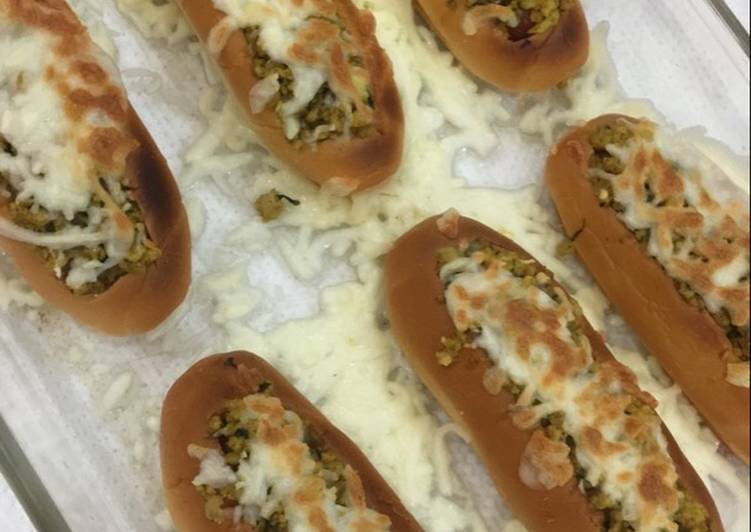 سمون بحشوة الدجاج و النقانق