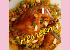 الكبسه السعودي بالدجاج بطريقتي