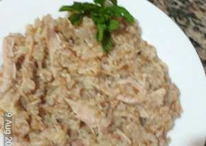 برغل على دجاج