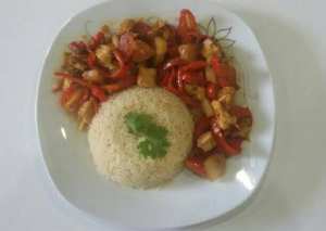 دجاج سويت آند سور