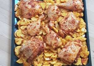 بطاطا بالفروج سهلة وسريعة ولذيذة 😋