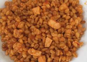 برغل على دجاج