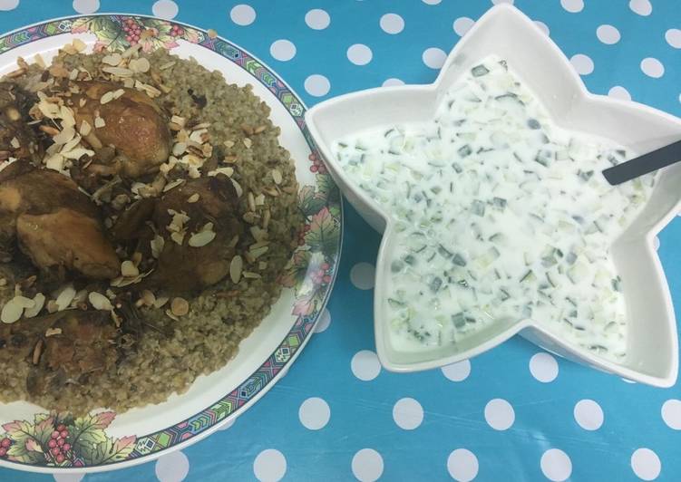 فريكة بالدجاج