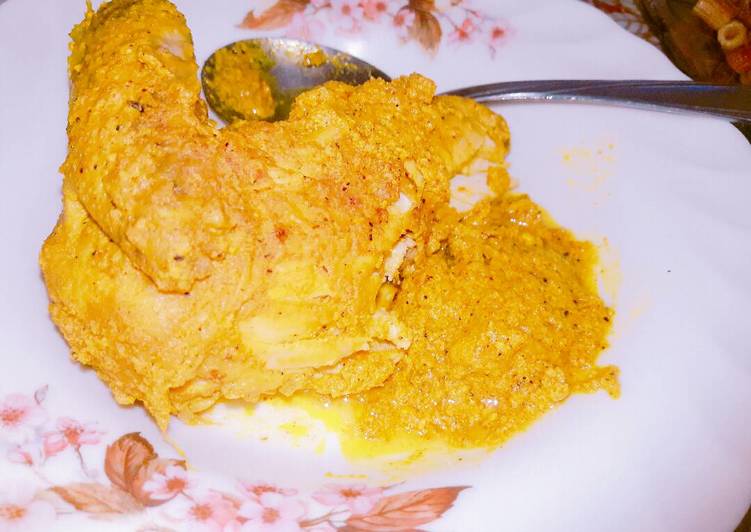 فراخ بالزبادى والكارى