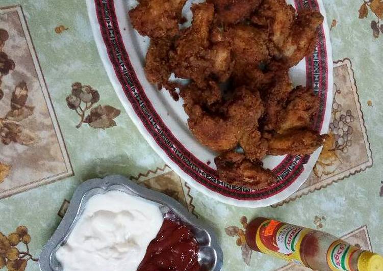 جوانح الدجاج المقرمشه