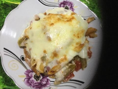 معكرونة بصدور الدجاج والبشاميل بطريقة الدكتور المبدع حمزه الطيار