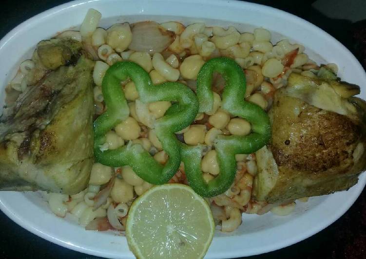 فراخ ومكرونه.....💝