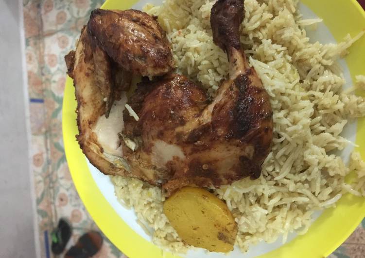 مندي دجاج بفرن المندي الكهربائي