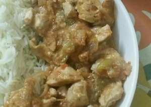 دجاج بالقشطه