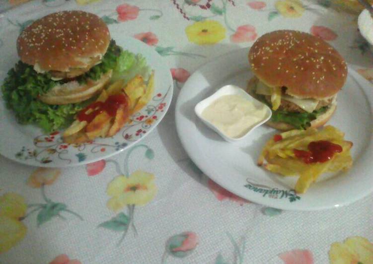 برغر الدجاج