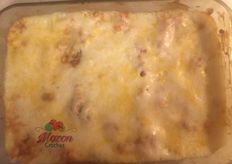 لازانيا بالدجاج