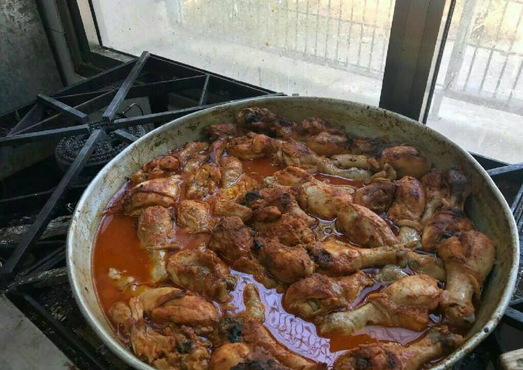 دجاج على الطريقه الفلسطينيه