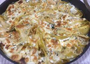 مكرونة القواقع بحشوة دجاج بالكريمة