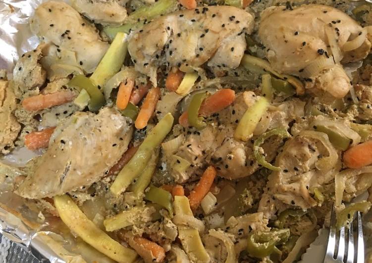 صدور الدجاج بالعسل وحبة البركة