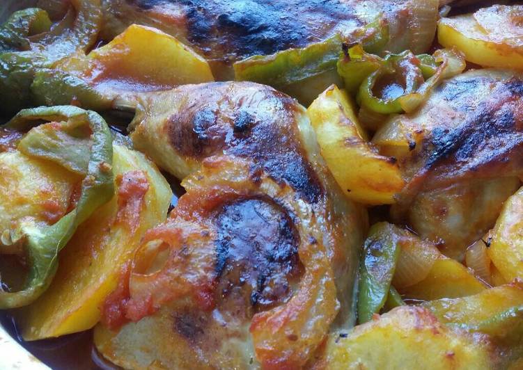 بطاطس بالفراخ