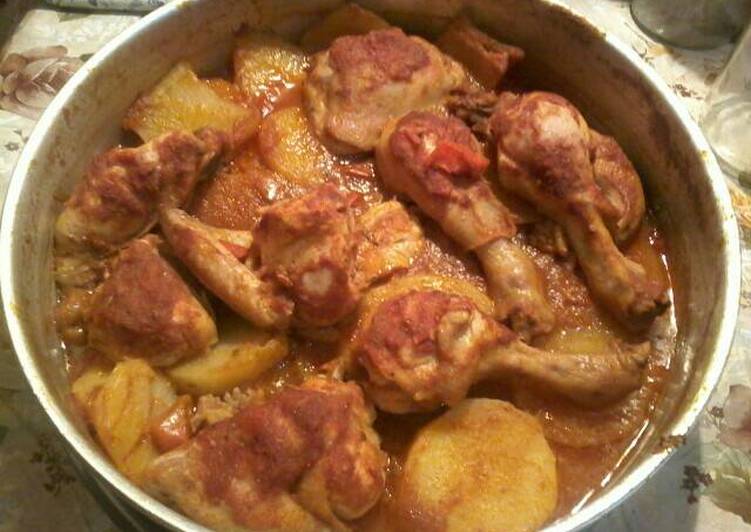 صينية الدجاج بالبطاطس