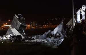 Planète - Effondrement du viaduc de Gênes (Italie): Les sauveteurs à l’œuvre toute la nuit