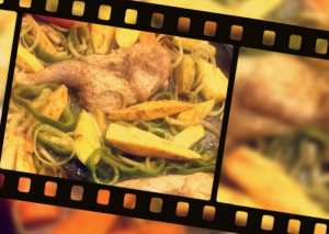 صينية الدجاج المشويه