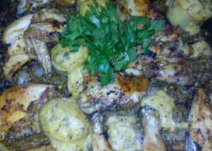 فراخ فريك بشاميل