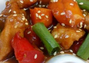 دجاج صيني حلو حامض